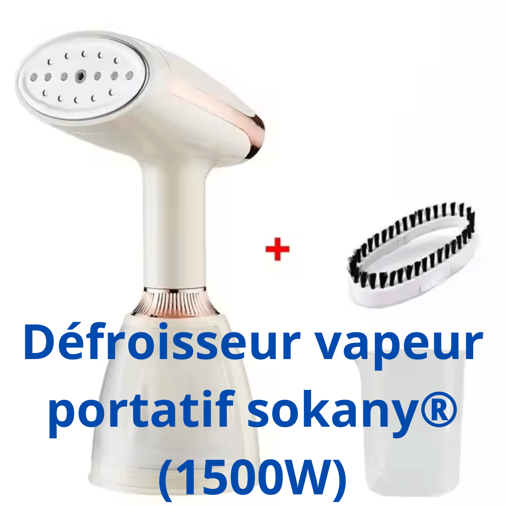 Défroisseur vapeur portatif sokany® (1500W)